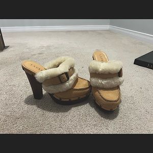 Ralph Lauren clogs, size 7. NWT